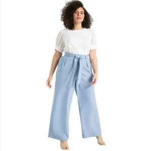 New! Eloquii light blue pants, women plus size 28